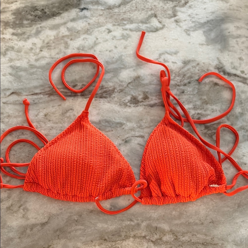 Vibrant Orange Bikini Top by PINK